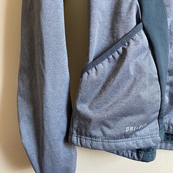 Nike Blue Zip Up Athletic Jacket Medium - Picture 8 of 9